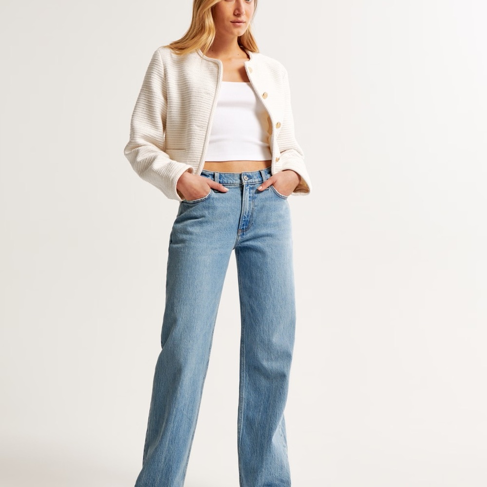 Abercrombie & Fitch Low Rise Baggy Jeans